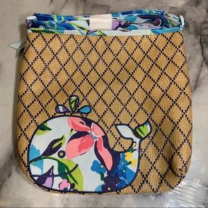 vera bradley striped beach tote